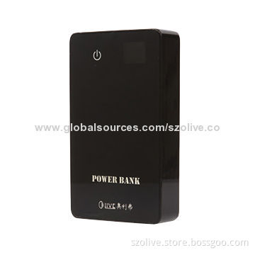 Black 11,000mAh Portable Power Bank, Unique Design, 5V/2,000mA Output 1
